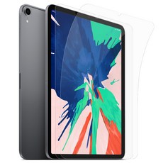 다이아큐브 아이패드 갤럭시탭 간편부착 6H 고경도 유리코팅 깨지지 않는 Flexible 방탄강화 블루라이트차단 액정보호필름 2매, 2개