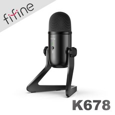 FIFINE K678 USB電容式麥克風 心型指向收音 適用直播錄音
