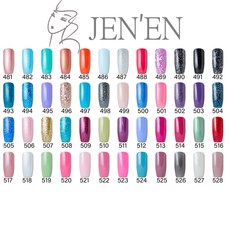 JEN’EN凝膠指甲油 多色可選 快乾持久 輕鬆打造亮麗美甲, 494, 1個