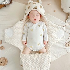 寶寶包巾 寶寶包毯 初生新生嬰兒 產房包被 抱被 蝴蝶包被 秋冬厚款 純棉寶寶 防驚跳睡袋