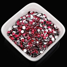 플랫백 레진 크리스탈 라인 반짝이 네일 아트 컬러 신발 가방 캡 의류 장식, 14. rose