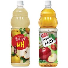 갈아만든배 1.5 + 아침에사과 1.5 각6개 총12개, 12개, 1.5L