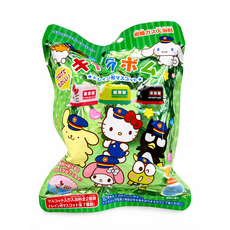 Sanrio Characters 浴球 列車造型吊飾 隨機, 75g, 1個
