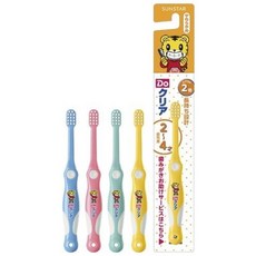SUNSTAR 巧虎兒童牙刷 軟刷毛 第二階段 (2-4歲/四色隨機/日本進口), 四色隨機, 1入, 1支
