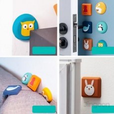 도어 스토퍼 소음방지 충격 스크래치방지 벽보 보호 호스 스토퍼 파손 문콕방지 실리콘 보호대 캐릭터