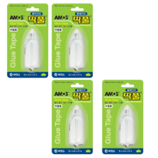 아모스 딱풀테이프 리필 8.4mm x 8M, 4개