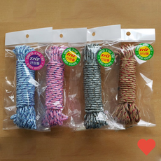 유니피스 캠핑 낚시 해먹 다용도 로프 끈 밧줄 10m (Araium), 01 A.로프10m(색상랜덤), free