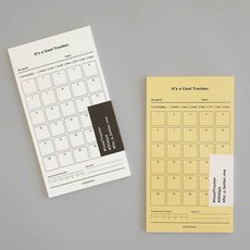 골트래커 30일 목표달성 습관다이어리 한달챌린지, 01 화이트