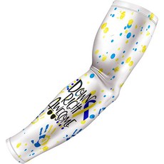 B-Driven Sports Pro-Fit 야구 농구 축구용 압박 암 슬리브 - 근육 긴장 타박상 감소 - 운동 남성 여성 청소년 아동용 - 자폐증 XXXXS (Y, X-Small, 다운 증후군