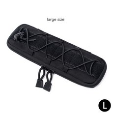 EDC 전술 파우치 몰리 나일론 가방 접이식 용 야외 캠핑 사냥 액세서리, [03] BK-Large