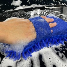 워시타올 손세차 장갑형 세정 차량 스크래치방지 물흡수 극세사 광택 먼지제거 양면