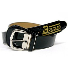 벨가드 에나멜 야구벨트 블랙