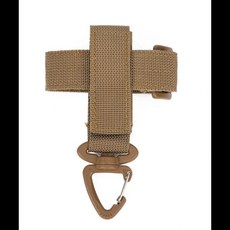 등산용로프 클라이밍로프 야외 전술 다목적 나일론 장갑 후크 등반 로프 캠핑 행잉 벅 작업 안전 클립, 02 카키색