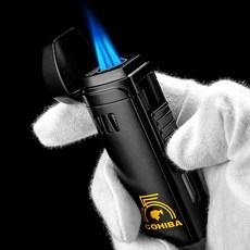 崇德店 經典噴火槍焊槍打火機 防風噴槍 戶外烘焙充氣體 直沖噴搶火機, 1個, CLB-22AE6黑色, CLB-22AE6黑色