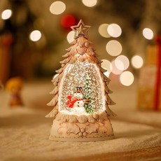 【熱銷Top1-限時下殺】聖誕節音樂鈴八音盒 雪花旋轉燈飾 聖誕樹場景佈置 平安夜禮物 創意桌面擺件 節日裝飾 彩燈音樂, 白色聖誕樹