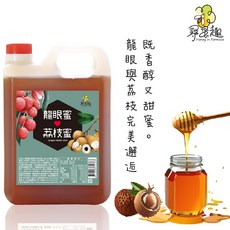 尋蜜趣 龍眼荔枝蜂蜜 3000g, 1個, 龍眼x荔枝蜂蜜(3kg)