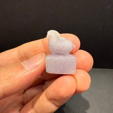 瀚玉珠寶 天然紫羅蘭翡翠唐馬印章 十二生肖禮 紫羅蘭唐馬, 1個