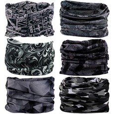 VANCROWN 머리띠 넥 게이터 헤드 랩 헤드웨어 페이스 마스크 매직 스카프 반다나 남성 및 여성용