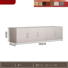 미니 이불장 슬라이딩 옷걸이 틈새 수납 간이 옷장 원룸, 200 길이 60 너비 40 높이 5문