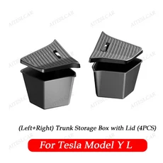 신형 모델 YL 2026년 출시 차량 트렁크 측면 수납함 커버 플레이트 정리함 개조 액세서리, ABS lid 4PCS