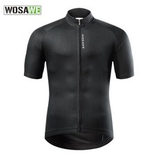 WOSAWE 남성 여름 스포츠 반팔 자전거 저지 져지 라이딩복 사이클 상의