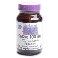 Bluebonnet 輔酶Q10植物軟膠囊 100mg, 1個, 90 件