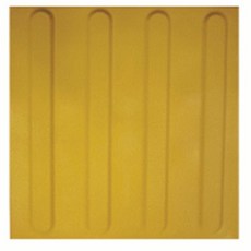 G84002 점자블럭 고무접착식 점형 선형 유도타일 유도블럭, 1개