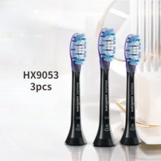 필립스 소닉케어 칫솔모 HX9053/96 HX9924/22 HX9912/78 HX9911/68, 3개, 블랙