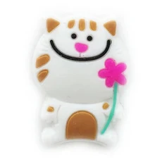 쿠쿠스토어 스포츠 테니스 스태프 충격 방지 만화 실리콘 소프트 흡수 라켓 댐퍼 진동, 07 Cat