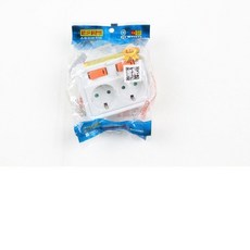 절전 아답터 플러그 멀티탭 전기용품 콘센트 2구 멀티콘센트, 1개, 1