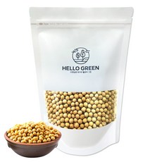 저온로스팅빈 헬로우그린 국내산 구운 백태 저온 로스팅 500g(팩)