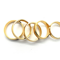 클위몰 써지컬스틸링 금색반지 변색없는반지