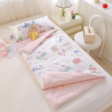 파워쇼퍼 어린이침낭 캠핑침낭 이불 주니어 어린이, 1개, 두꺼운 스위트하트 헬로키티