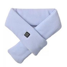 스마트 발열 넥워머 목도리 충전식 겨울용 보온 목욕 목 보호, 블루