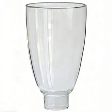 SYOENK 4.8cm(1 5/8인치) 베이스 x 16.5cm(6.5인치) 높이 투명 유리 램프 갓 스콘스 및 기타 조명 기구 및 앤티크 램프용 콜로니얼 스타일 유리 쉐이드, SYOENK 4.8cm(1 5/8인치) 베이스 x 16