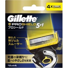 吉列 Proshield鋒護系列刮鬍刀頭 (4刀頭), 1個