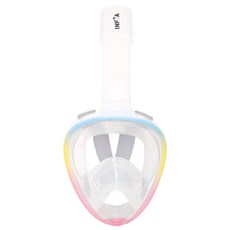 인피아 풀페이스 스노쿨링마스크 스노쿨링 세트, 레인보우