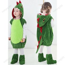 台灣出貨 發票【萬聖節】萬聖節兒童服裝恐龍扮演幼兒園寶寶cos男女童卡通動物中兒童 萬聖節服飾 連衣裙 萬聖節裝扮 萬聖