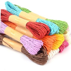 10m 금박 트위스트 종이끈 선물 포장 끈 리본끈 포장용품 다용도끈