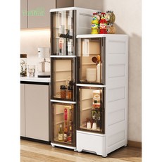 20/25公分寬 衛浴夾縫收納櫃 抽屜式縫隙櫃 臥室窄櫃 廚房置物架 狹縫櫃 抽屜櫃 層櫃 浴櫃, 1個, 茶色(25寬*38深)1開門+2抽,1個