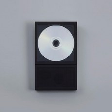 km5 Instant Disk Audio CD播放器 壁掛式相框設計, 1個, CP2 黑色,不加購