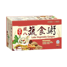 京工 臘八蔬食粥 24入X1盒 (32g/入) 純素沖泡飲品，方便即食的養生蔬菜湯粥, 32g, 120個