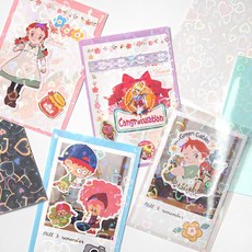 파스텔 컬러 슬리브(20매입), 핑크