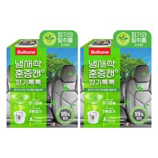 불스원 살라딘 향기톡톡 훈증캔 허브향, 40ml, 2개