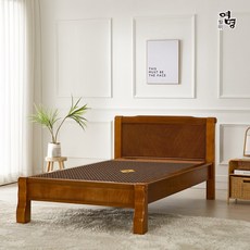 여명흙침대 확장 세라믹 약돌 뉴업 돌침대 싱글S, 나무색