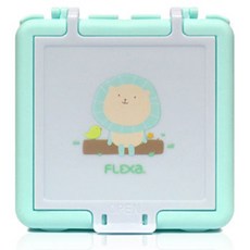 플렉사 치즈케이스 아기 치즈보관함 외출 이유식 유아용품 육아템, 플렉사 치즈케이스(민트), 1개