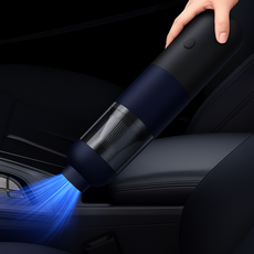 [328g 초경량] 2in1 4500Pa 초강력 흡입+블로우 에어 기능 무선 차량용 청소기 저소음 설계 대용량 배터리, 블랙