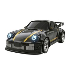 UB 미니 드리프트 RC카 4WD 초소형 1:64 스케일 고속 레이싱 자동차 취미용 선물, 1개, 블랙타입A