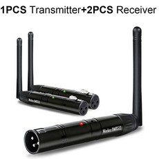 무대 조명 무선 컨트롤러 수신기 송신기 파 DJ 디스코 바용 2.4G ISM Dif 통신 거리 300m DMX512, 09 1 T AND 2 R_01 US Plug