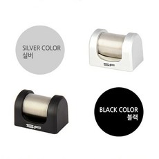 메모꽂이 컴팩트한 사이즈 깔끔 마감 고광택 스프링 메모클립, 블랙